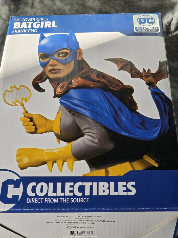 DC Direct Cover Niñas Batgirl Estatua Frank Cho Edición Limitada Batman Nuevo Foto 4 de 4