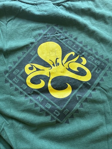 Vintage 90s Single Stitch Made In USA Octopus Scuba Dive T-Shirt Size Men’s L
