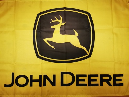 John Deere Flag 3x2ft Poster Banner Garage shed ManCave Quality Tractors - Picture 2 of 6