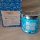PartyLite 3-Wick Jar Candle with Lid New In Box Mediterranean Blue G73930