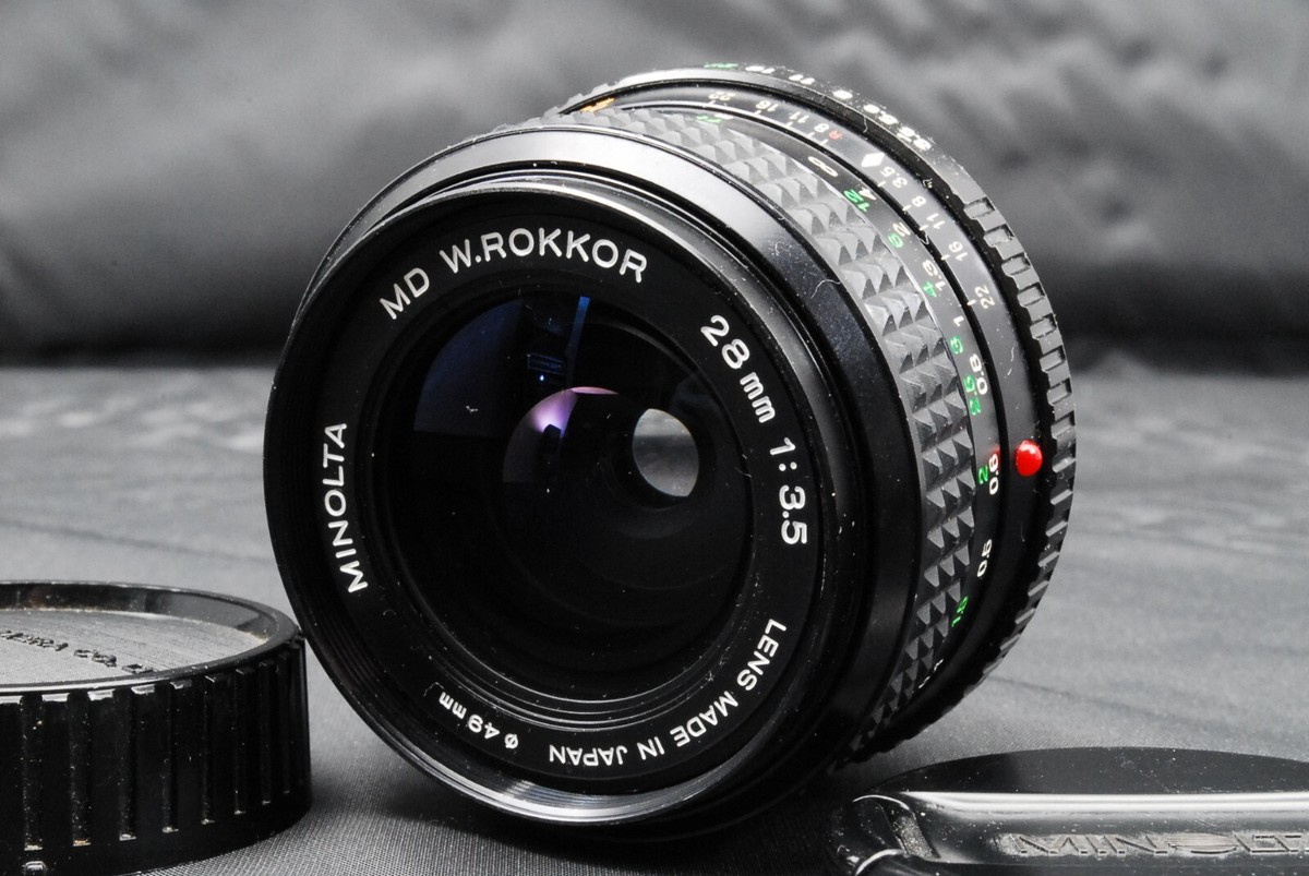 ミノルタ　MD W ロッコール 28mm F3.5（新品） Minolta 28mm f3.5 MC W.Rokkor - Lens – Kamerastore