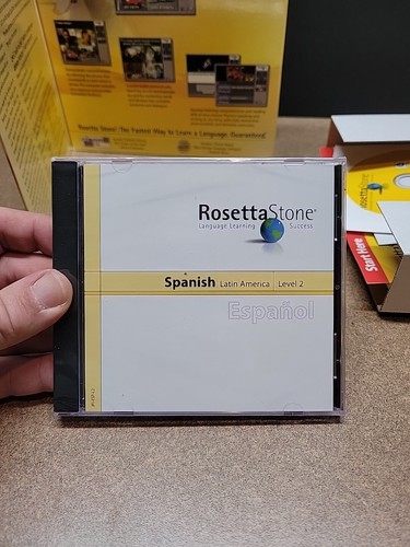 Rosetta Stone Spanish Latin America Level 2 Espanol Language Learning New - Afbeelding 3 van 5