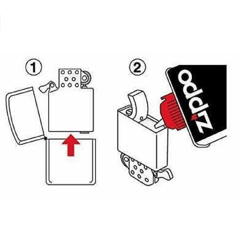 Brand New 1997 ZIPPO Lighter Vintage Rare Obsolete BARRATT SMYTHE Full House - Picture 17 of 18