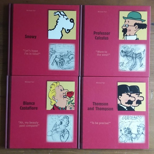 Tintin Characters. Michael Farr x4. Snowy/Thomson/Calculus/Castafiore 2007 VGC