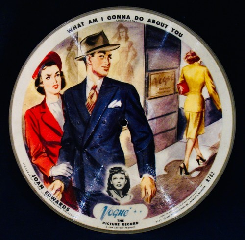 Vogue Picture Disc~#R782~Maybe You'll Be There & What Am I Gonna Do~Joan Edwards - Picture 2 of 2
