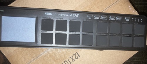 Korg nanoPAD2 Slim-Line Pad Midi Controller With USB Cable