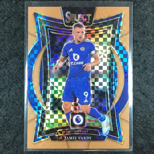 2024-25 Select EPL JAMIE VARDY Terrace Bronze Checker /125 #91