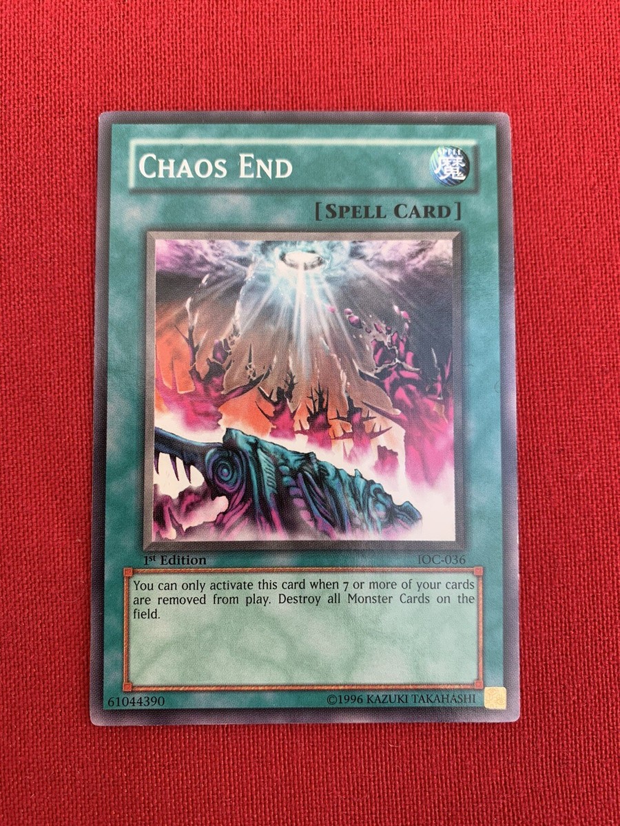 Chaos End (IOC-036) Yu-Gi-Oh! Spell Card - 1st Edition | eBay