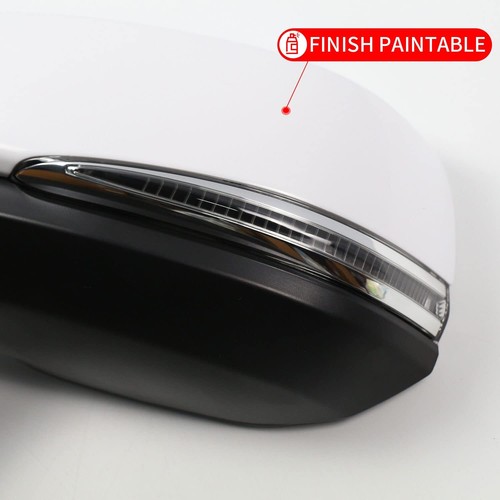 Passenger Side Mirror for 2019-2024 Toyota RAV4 Right Power Heated Lamp BSM - Picture 4 of 6