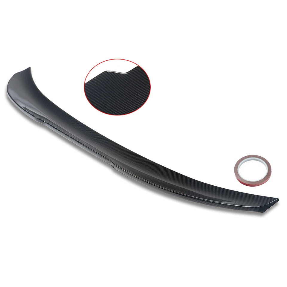 Rear Spoiler Wing Lip PSM Style For 14-20 BMW 4-Series F32 430i 435i Carbon Look Foto 3 de 4