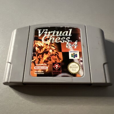 Virtual Chess 64 Nintendo 64 N64 PAL