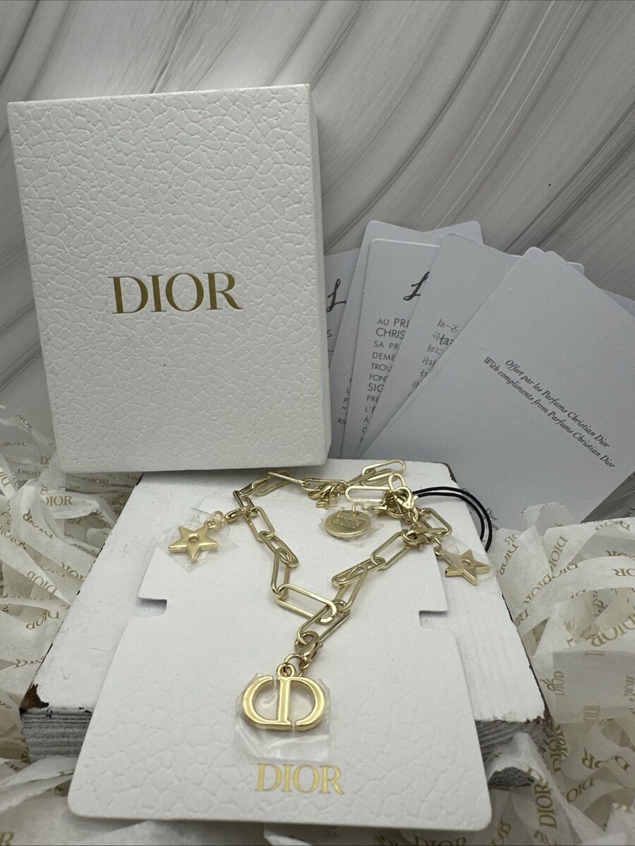 Dior Beauty Gold Phone Charm Bracelet Chain Limited ~ New In Dior Beauty Gold Phone Charm Bracelet Chain Limited ~ New In