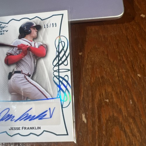Jesse Franklin V 2021 Leaf Trinity Platinum Rookie Auto RC #BA-JF2 /99 - Picture 2 of 7