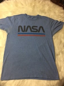 Nasa Logo T-shirt Nasa Space Science Astronaut Embroidered Tee Top