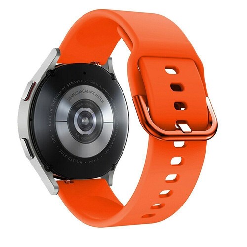 For Samsung Galaxy Watch 6 5 4 40/44mm Watch 6 Classic 5 Pro Band Silicone Strap - Picture 14 of 37