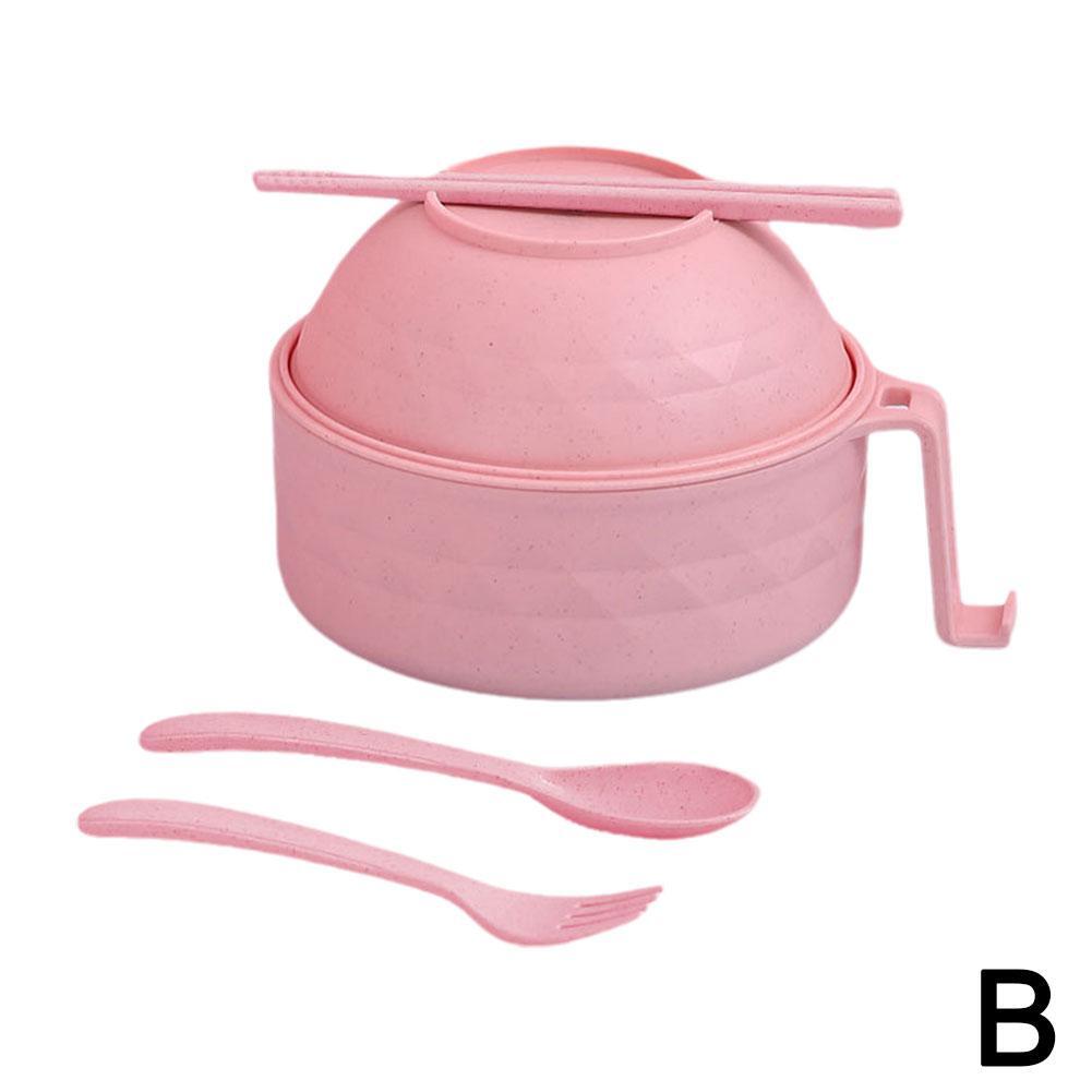 Ramen Schüssel Set Mikrowelle Ramen Kocher Instant Nudeln Schüssel mit Essstäbchen ~ Best