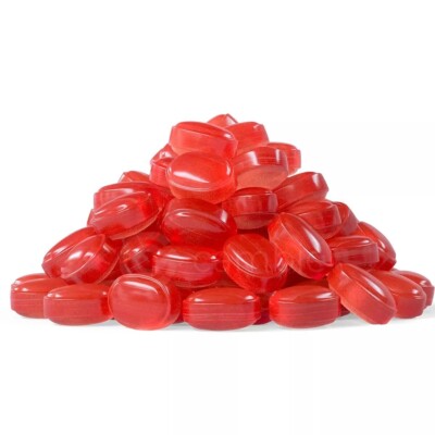 STRAWBERRY Filled Classic Bon Bons- Fruit Filled Hard Candy BULK- 4 POUNDS