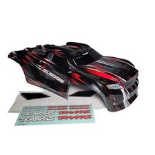 Fits Traxxas Sledge Red Black Grey Body 9511-Red Factory Painted Mounts  Decals