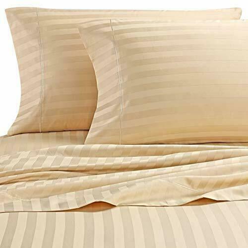 Wamsutta 500 Thread Count Pimacott Damask Stripe Duvet Cover Set