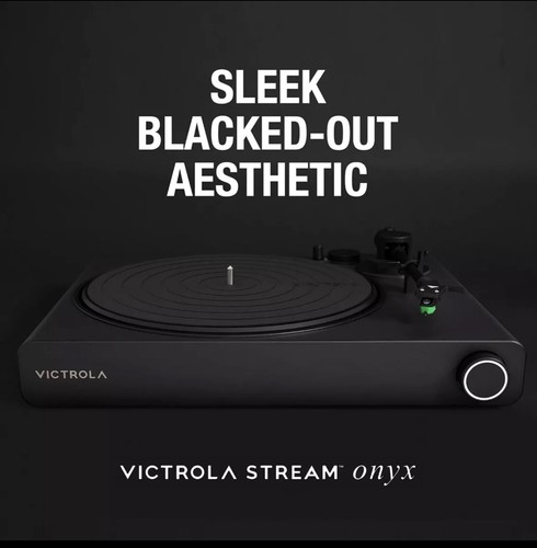Victrola Stream Onyx Turntable (Works with Sonos) Black VPT-2000 BLK -ATE