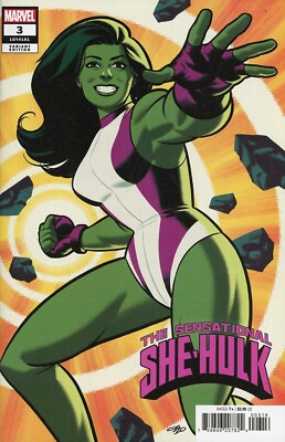Sensational She-Hulk Vol 2 #3 1:25 Incentive Michael Cho Variant Cover