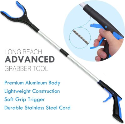 Trash Reacher Grabber Industrial Pick Up Stick Heavy Duty Grabber Tool
