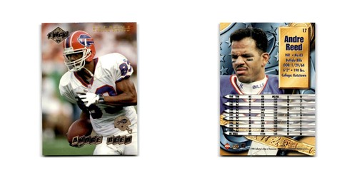 Andre Reed 1998 Collector's Edge Supreme Season Review #17 Buffalo Bills NM - Picture 3 of 3