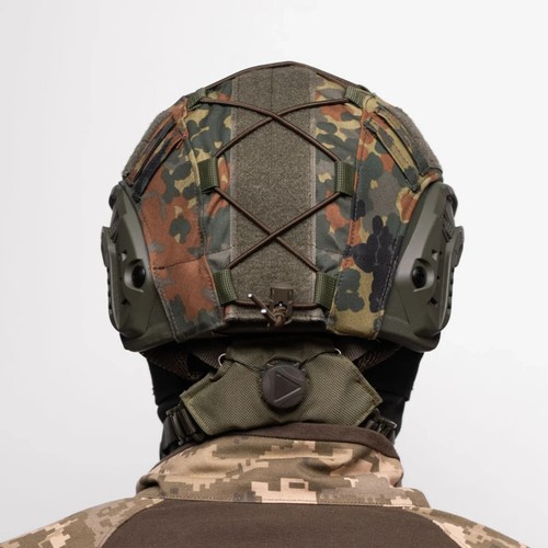 Flecktarn German Camouflage Hеlмеt Cover Ukraine army Tactical Cover - Picture 4 of 6