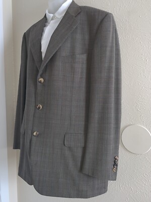Ermenegildo Zegna Mens Sz 54 L Taglio Esclusivo 100% lana Ermenegildo Zegna Mens Sz 54 L Taglio Esclusivo 100% lana