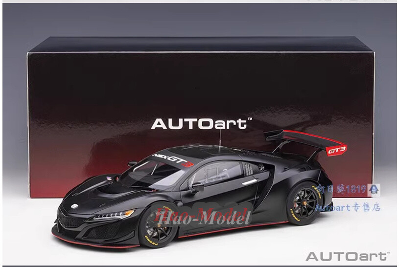 AUTOart 1:18 HONDA NSX GT3 2018 Alloy Diecast Car Model Collection