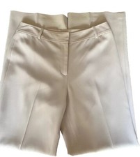Ann Taylor Classic Wide Leg Beige Fully Lined Pants Size 8
