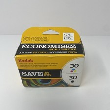 KODAK 30 Black And Tri-Color Genuine Ink Cartridges Combo Pack NEW Sealed