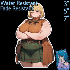 Resident Evil 4 3" / 5" / 7" Waifu Torta Lewd Thicc Laptop Car Sticker