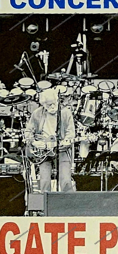 Grateful Dead - 60 Aniversario 11"x17" Hecho Antiguo Estilo Lote Impresión, SYF, JGB Foto 2 de 2