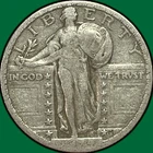 1924 Standing Liberty Quarter Very Fine VF Coin #32792
