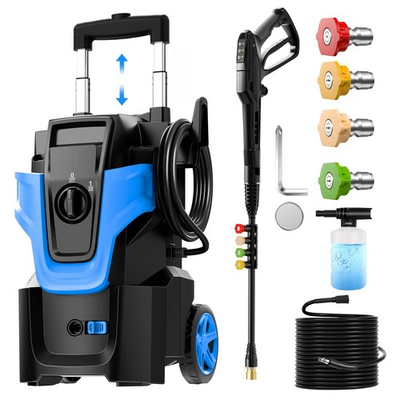#ad 5000PSI Heavy Duty Pressure Washer 3 Speed Adjustable Power Washer with 2 St... $246.12