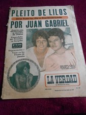 Revista LA VERDAD JUAN GABRIEL ESCÁNDALO LGBT gay VICENTE FERNANDEZ MACARIA LYN