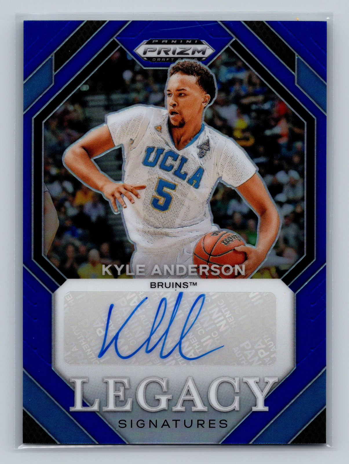2024 prizm draft picks kyle anderson legacy auto blue /99