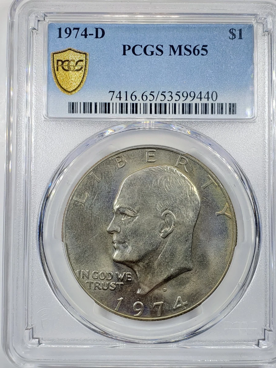 1974 Grade MS 65 Eisenhower Dollars (1971-1978) for sale | eBay