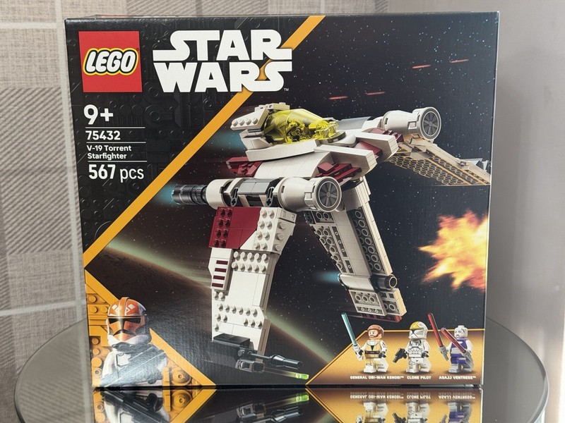 lego star wars 75432 v-19 torrent starfighter (Build Only) No Minifigures