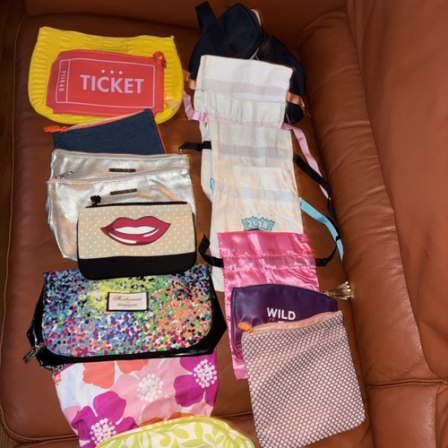 Lote 20 bolsas de muestra de cosméticos surtidas Ipsy Clinique Arden Sephora Shoshanna vacías - Imagen 18 de 23
