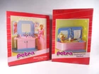 Vintage Collection Petra Barbie Clone Bathroom Furniture Plasty Lundby Original Boxs (21367)