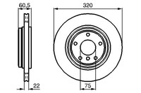 2X Bosch 0 986 478 975 Bremsscheibe FüR Bmw