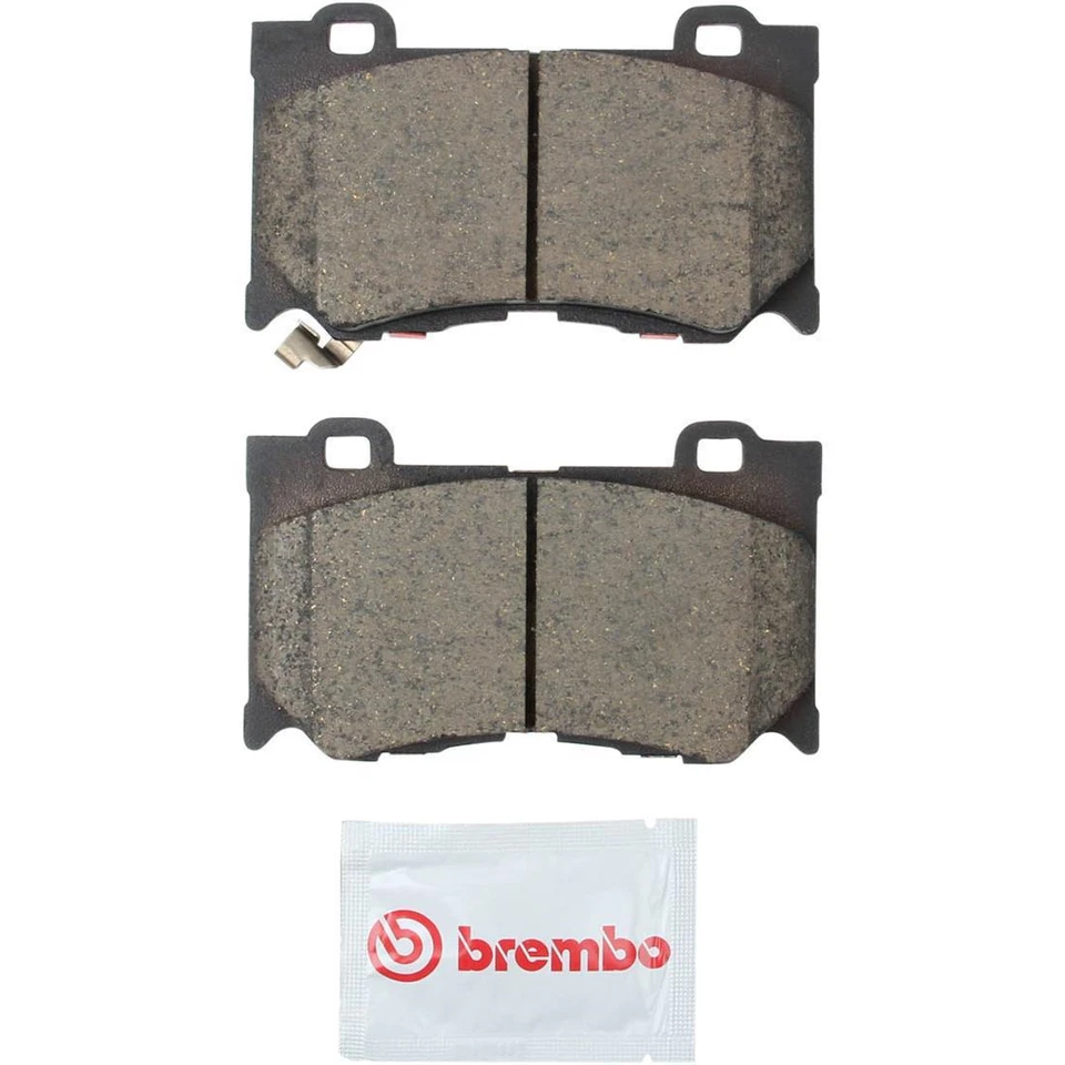 Juego de 2 pastillas de freno de disco delanteras traseras Brembo para Infiniti FX50 2013-2013 Foto 4 de 4