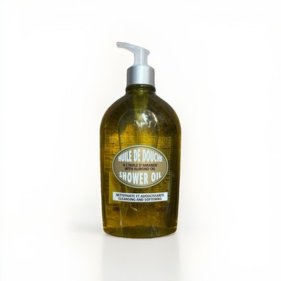 L'Occitane Cleansing & Softening Almond Shower Oil with Pump 16.9 oz NEW