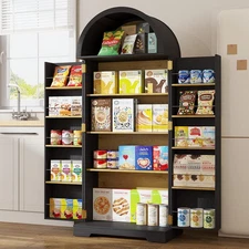 kitchen pantry storage cabinet，65in pantry cabinet