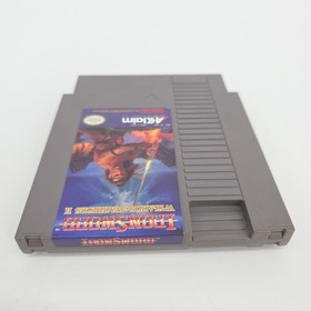 Iron Sword Wizards and Warriors II 2 solo due cartucce NES 1989 autentico ottimo stato
