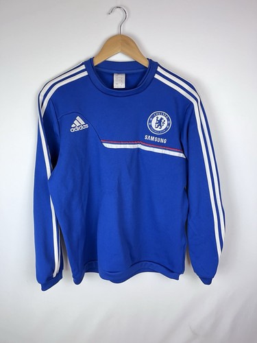 Chelsea FC 2013/24 Adidas Fußball Training Pullover Blau Jugend XL / Herren Small "