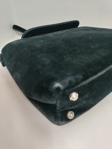 Kate Spade Made In Italy Velvet Shoulder Bag 11"X8"X2.75" - Picture 5 of 8