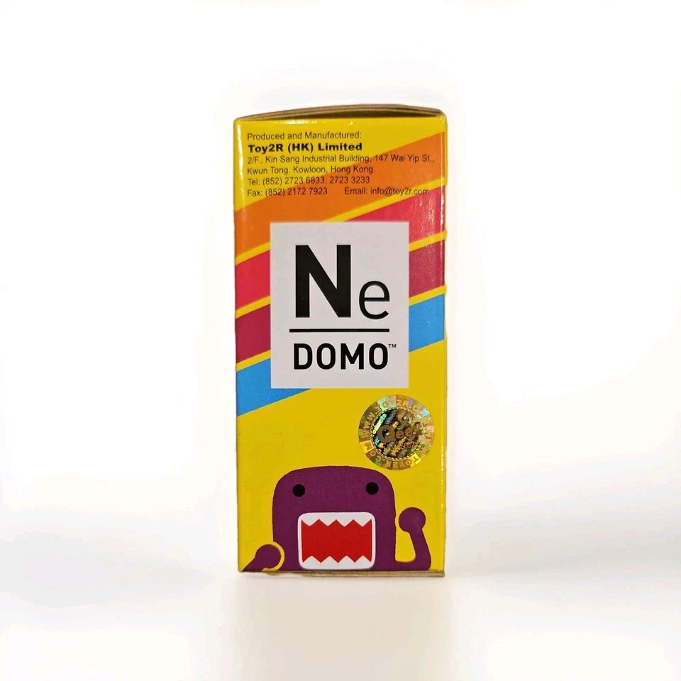 Mini boneco Domo Qee 2" série Neon. Ne Domo [figuras aleatórias]  - Imagem 4 de 4